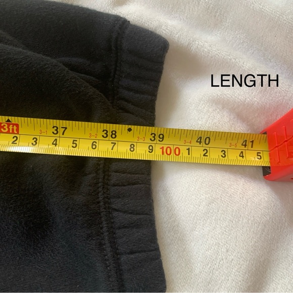 Express Black Sweatpants with Drawstring and Elastic Cuffs (XS) - Picture 10 of 12